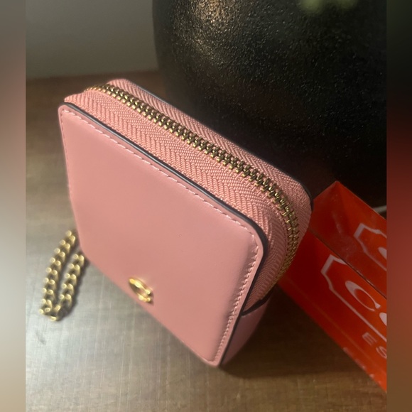 Coach Pink Chain Wristlet
